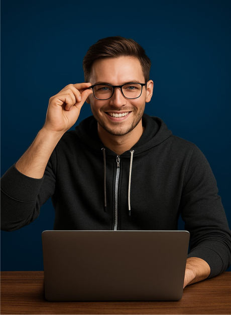 Person with Laptop